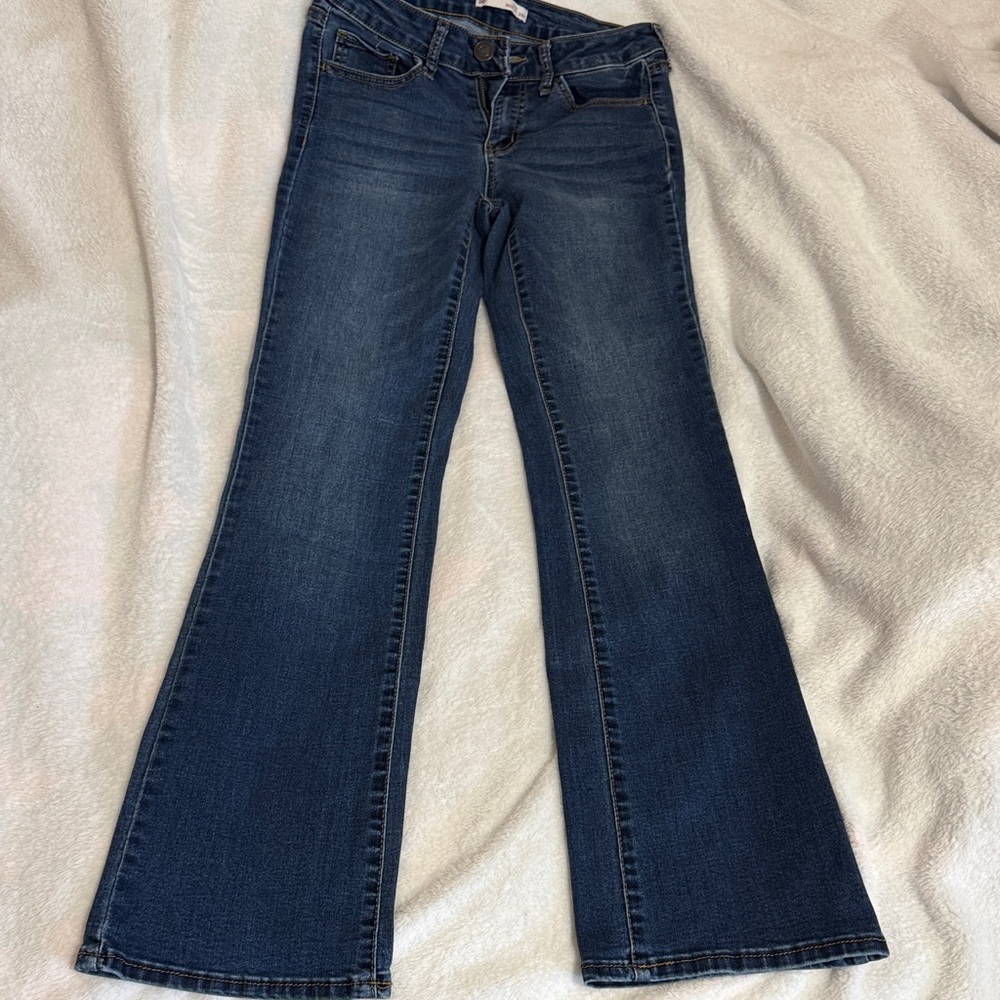 SO Women's Dark Blue Boot Cut Jeans